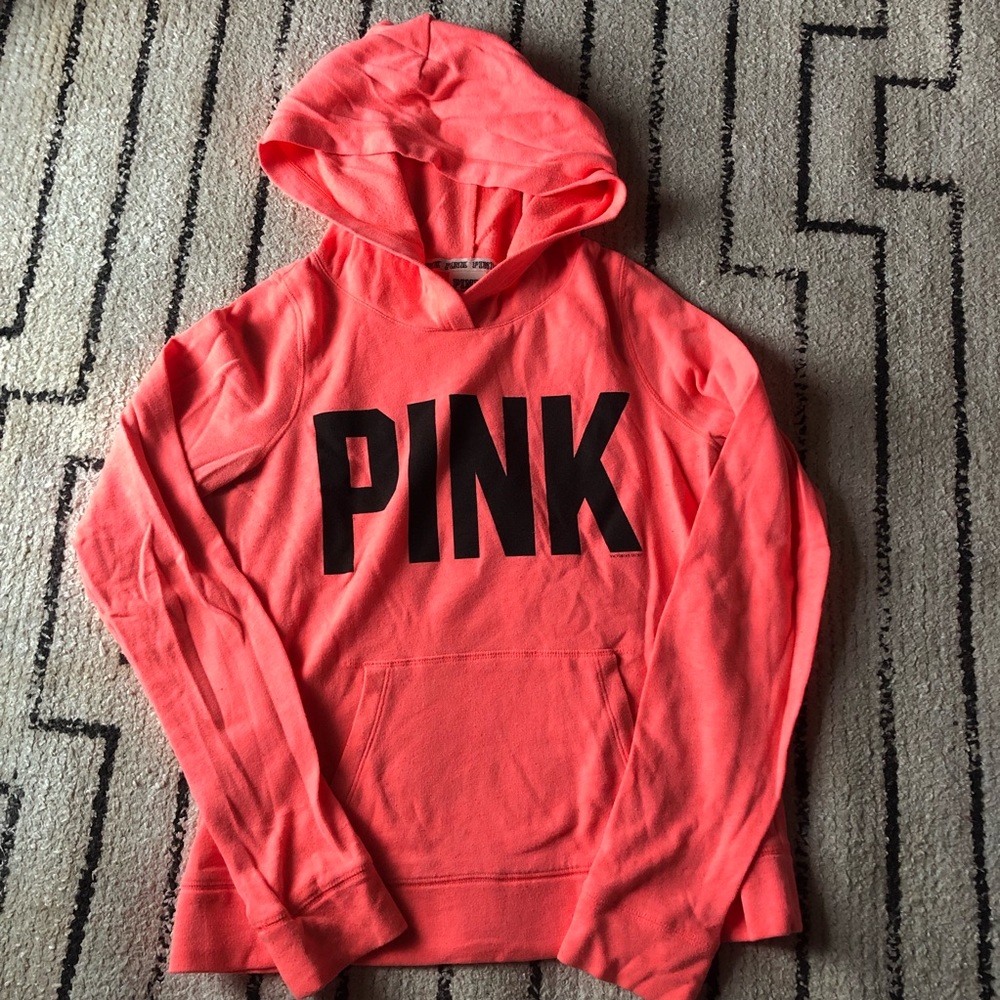 Pink Victoria’s Secret hoodie
